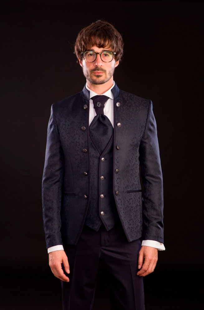 Estilos trajes cuello mao para bodas Mallorca - Lord Ton