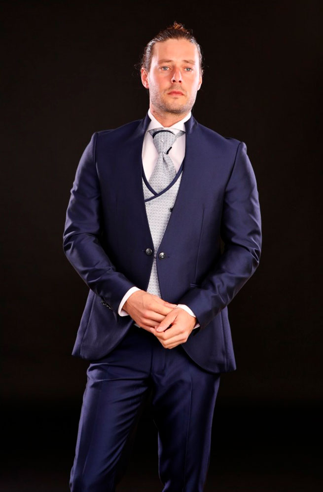 Asesoramiento trajes cuello mao para bodas en Palma de Mallorca