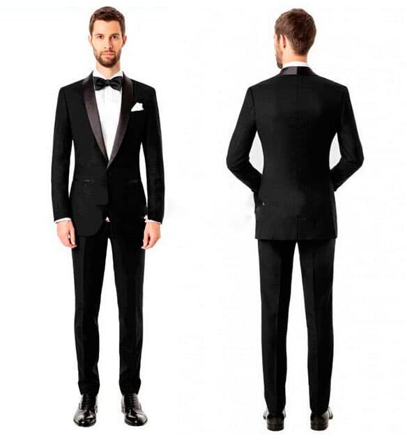 Smoking negro elegante Lord Ton Palma - Elegancia nocturna Mallorca