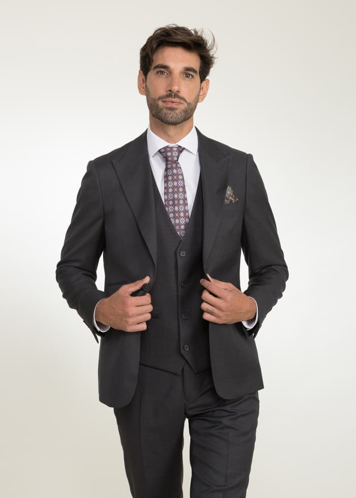 Traje con chaleco solapa ancha para padrino Palma - Lord Ton elegancia