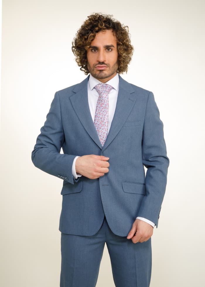 Traje azul claro elegante para padrino Palma - Lord Ton estilo veraniego