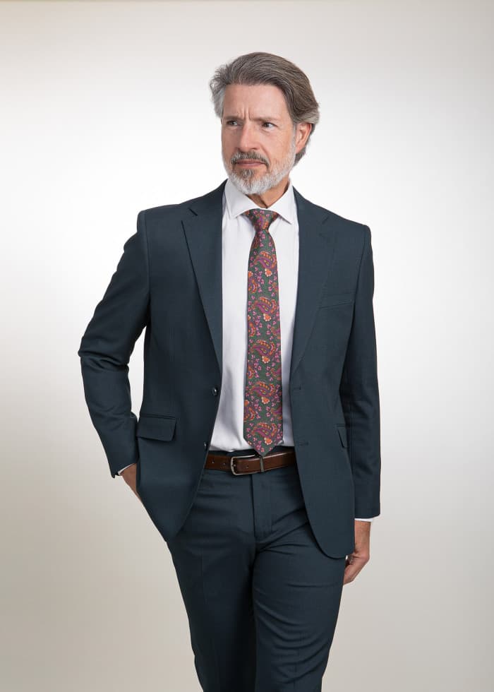 Traje verde oscuro elegante para padrino Palma - Lord Ton alta costura