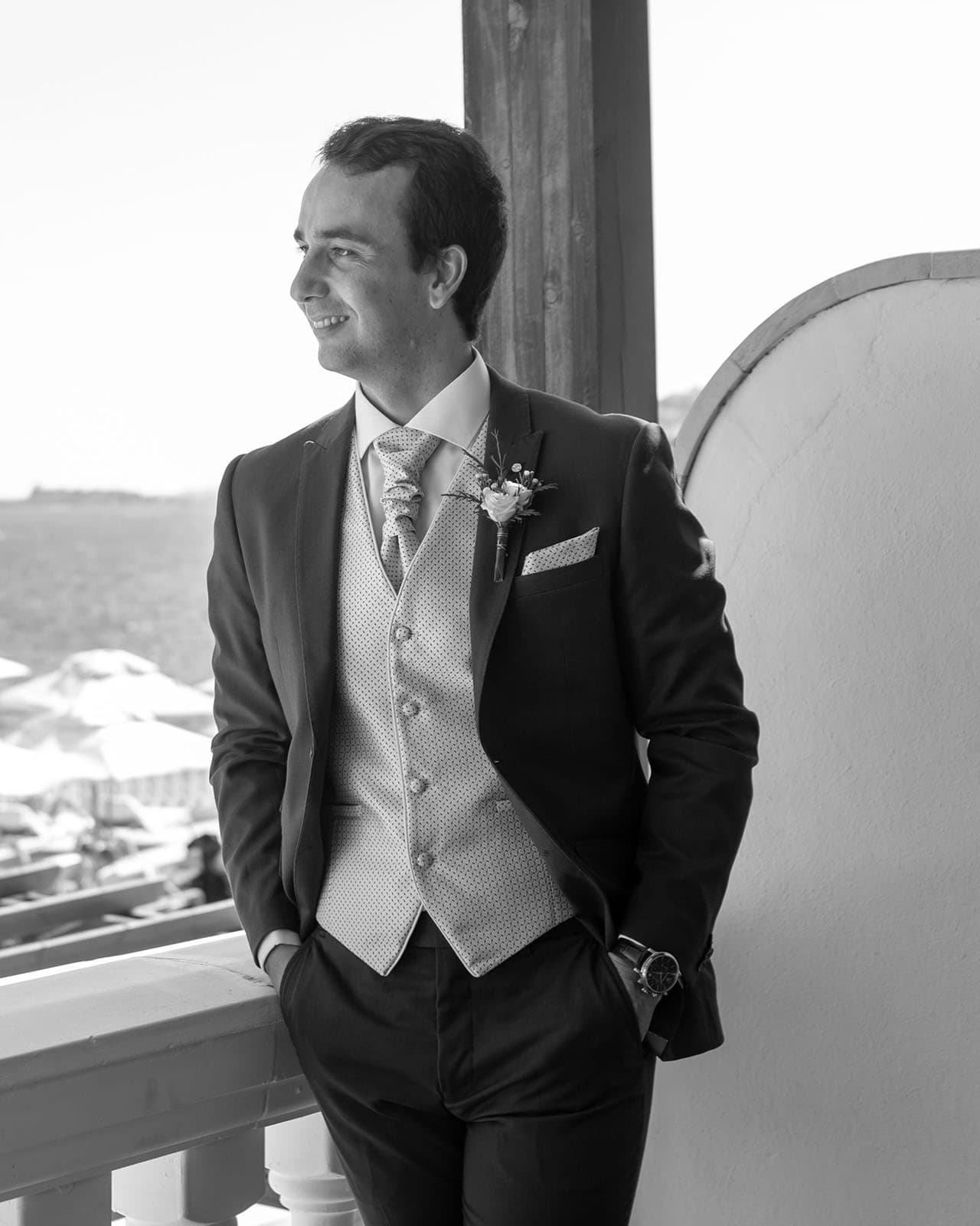 Pareja novios felices Lord Ton - Tienda trajes Palma Mallorca